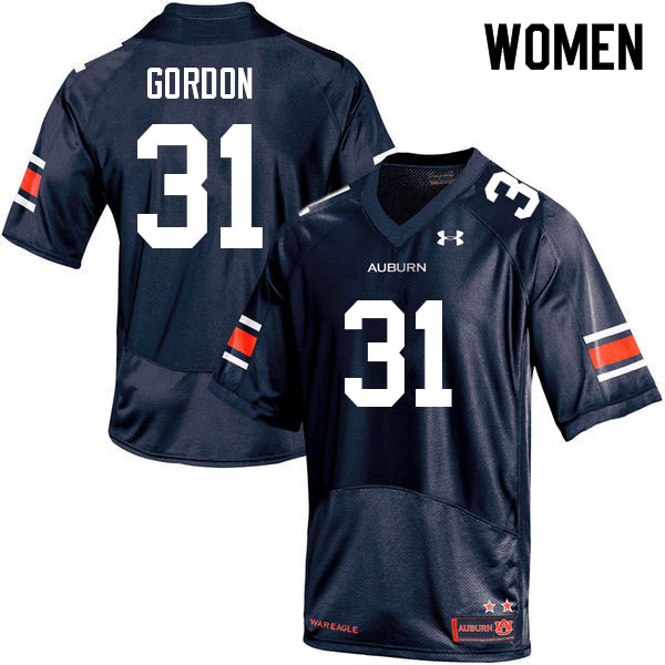 Women #31 Powell Gordon Auburn Tigers College Football Jerseys Sale-Navy